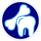 icon of a bone and teeth